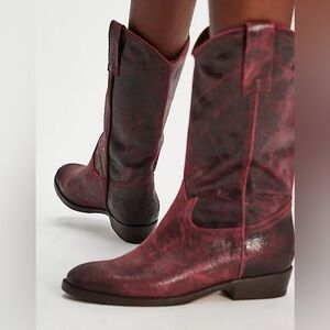 Free People Pepper Pull On Leather Boots